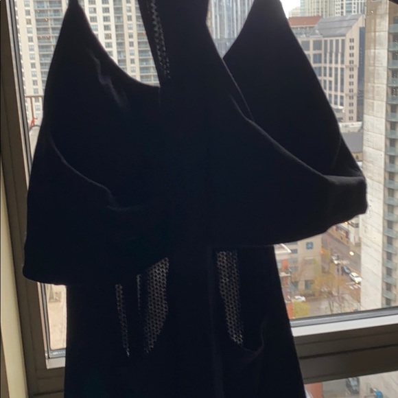 Lululemon black racer back top with bra - Picture 3 of 8